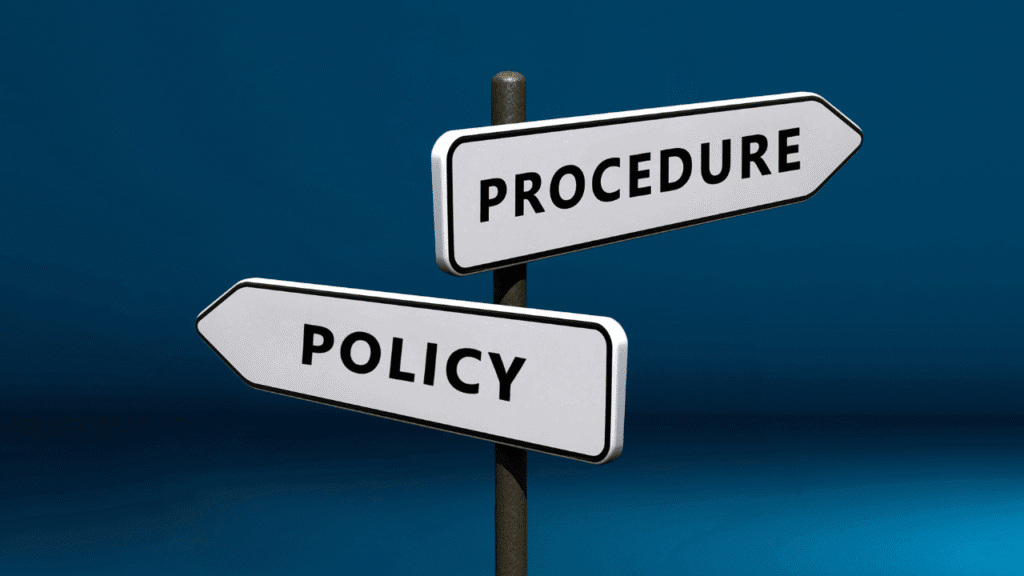 LMIA policy vs procedure signs to demonstrate faults and conflicts